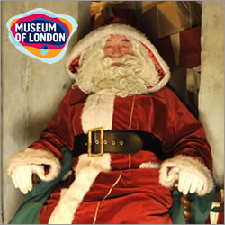 Father Christmas comes to Museum of London